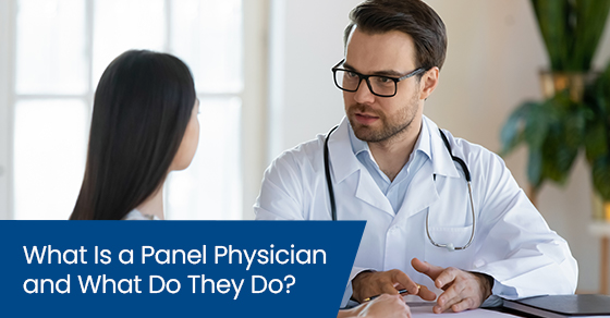What is a panel physician and what do they do?